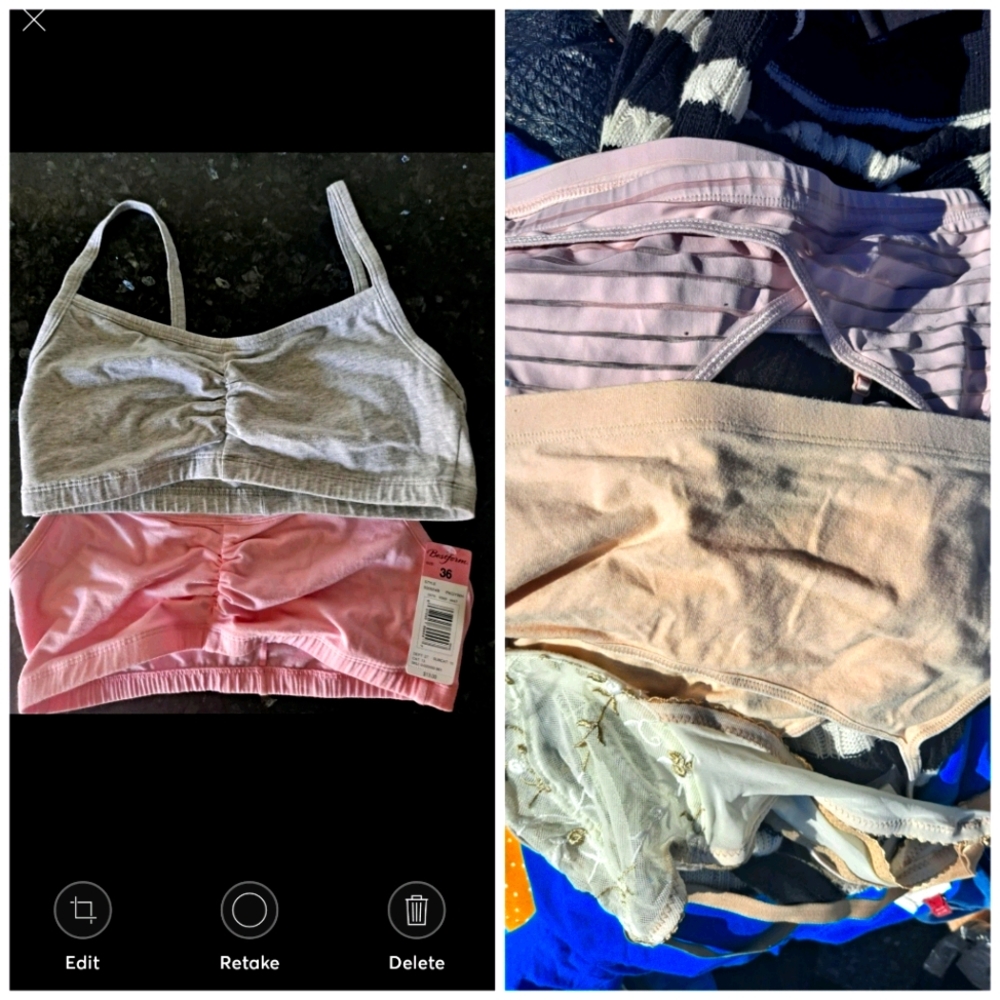 5 sport bras/bralettes